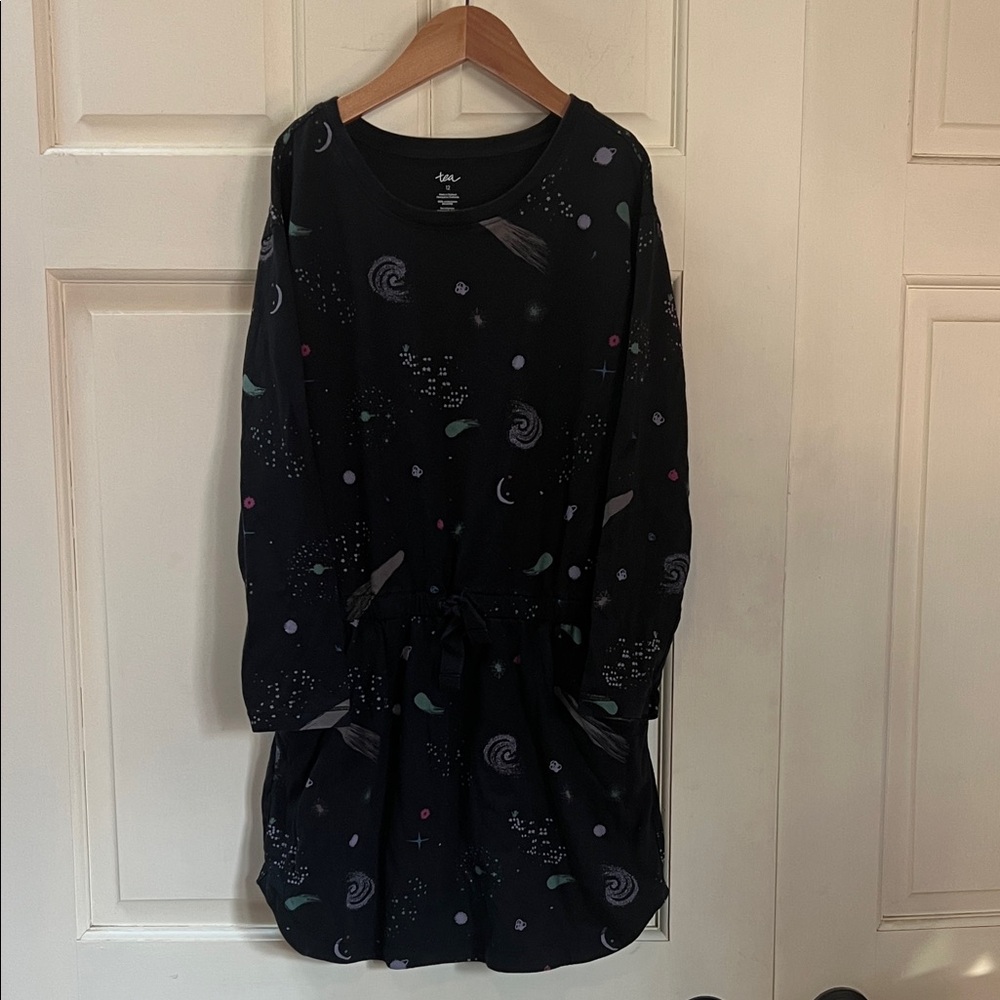 Tea Collection Cosmic Print Dress - 12 Kids